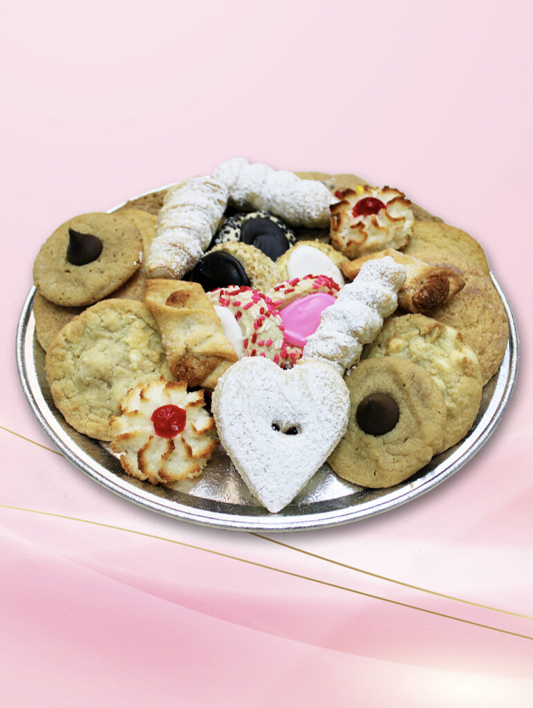 Unique assortments of our delicious cookies and pastries, perfect for any size gathering.